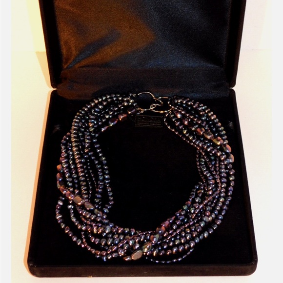 Honora Iridescent Multi-Strand Necklace - Picture 1 of 3
